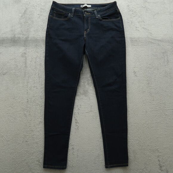 Levi's Jeans Junior's Size 13M Blue Mid-Rise Legging Denim Pants 29.5" Inseam - Picture 1 of 16